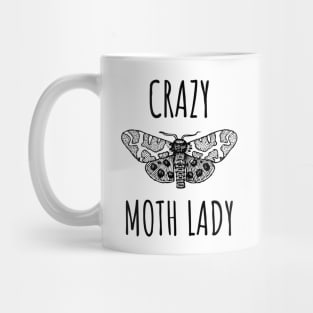 Crazy Moth Lady Mug